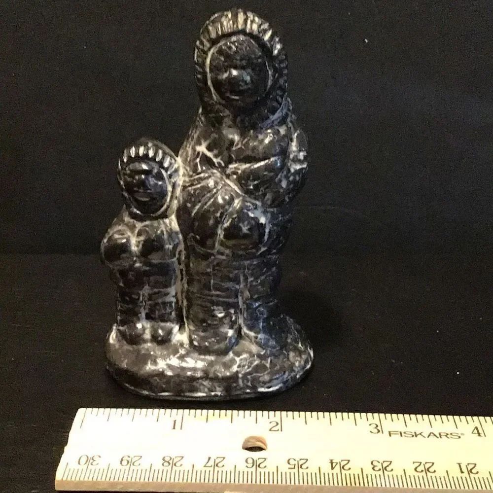 Inuit carving original soapstone carvings byAl Wolf